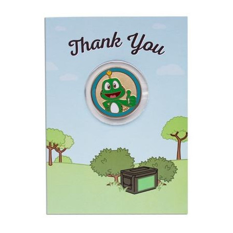 Thank You Card with Geocoin
