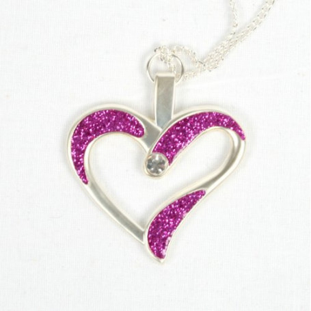 Eternal Love Geocoin - A Gift of Love edition - Satin silver/pink