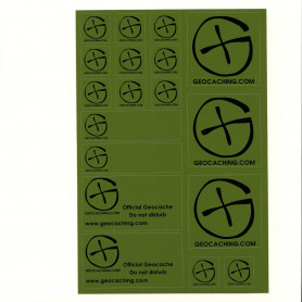 Stickervel A5 - Green