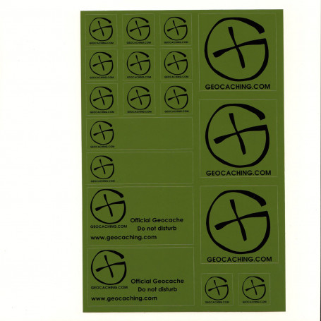 Stickervel A5 - Groen