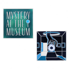 Mystery at the Museum Geocoin and Tag Set