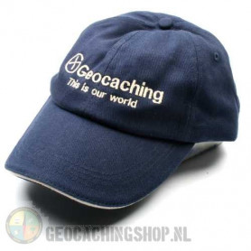 Pet, Geocaching this is our world, blauw