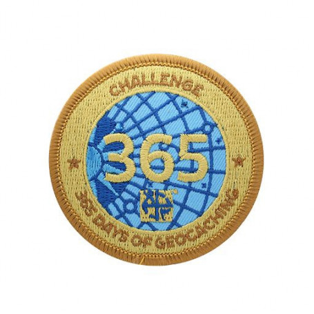 Challenge Patch - 365 Days of Geocaching