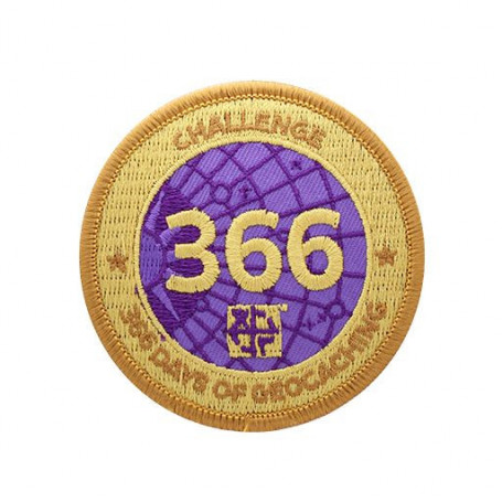 Challenge Patch - 366 Days of Geocaching