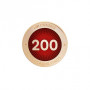 Milestone Pin - 200 Finds