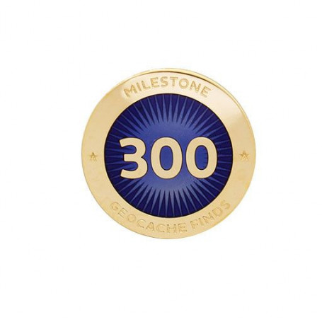 Milestone Pin - 300 Finds