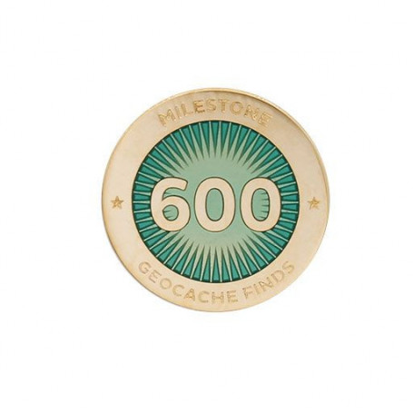 Milestone Pin - 600 Finds