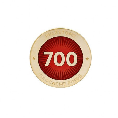 Milestone Pin - 700 Finds