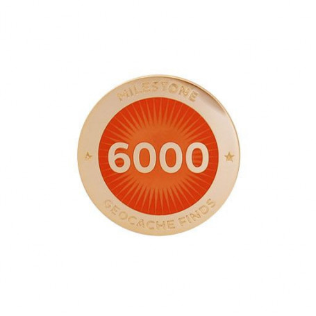 Milestone Pin - 6000 Finds