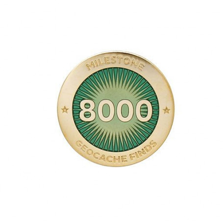 Milestone Pin - 8000 Finds