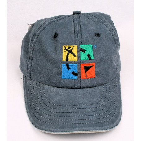 Hat, groundspeak, denim  with logo