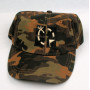 Hat, groundspeak, camo brown with logo