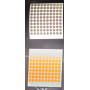 Reflector folie - 100 x rondje - oranje