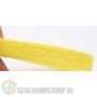 Armband - Geocaching, this is our world - geel