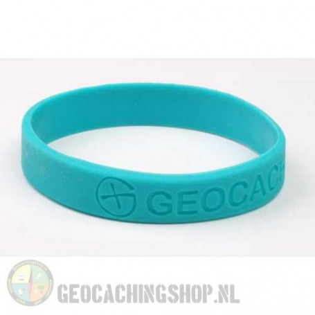 Armband - Geocaching, this is our world - blauw