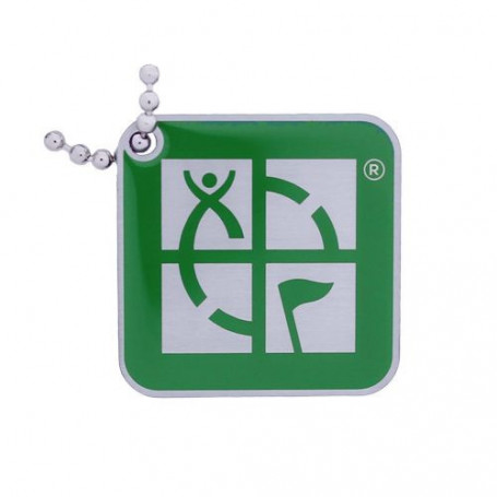 GC Logo Travel Tag - green