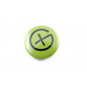 Geocaching Logo - Button, groen (Nr. 11)