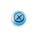 Geocaching Logo - Button, blauw (Nr. 12)