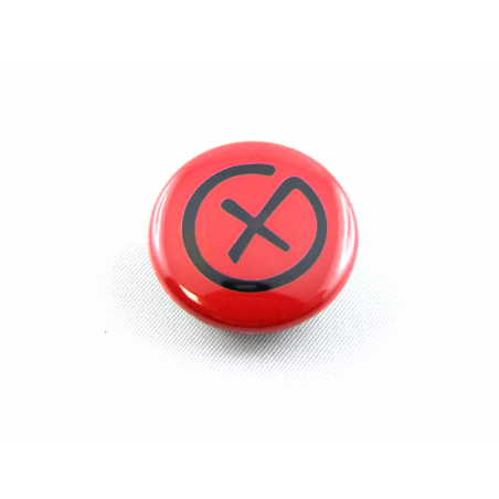 Geocaching Logo - Button, red (Nr. 14)
