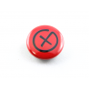 Geocaching Logo - Button, rot (Nr. 14)