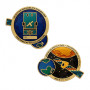 The Great Blue Switch Geocoin and Tag Set
