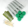 PETling containerset of 5 with green cap