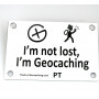 Trackable laminate I'm not lost with suction cups (10 x 15 cm)
