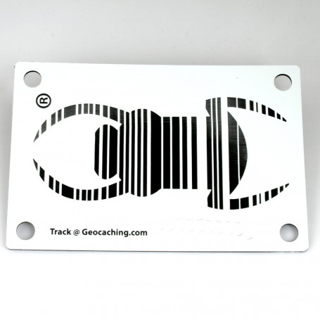 Trackable laminate travelbug with suction cups (10 x 15 cm)