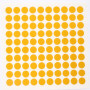 Reflektor Folie 100 Stück Kreise Gelb
