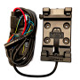 Robust AMPS holder with audio/power cable for Montana 700 series