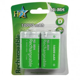 HQ Ni-MH 10.000 mAh R20 rechargeable batteries