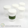 Micro container 40 ml white cap, 5 pcs