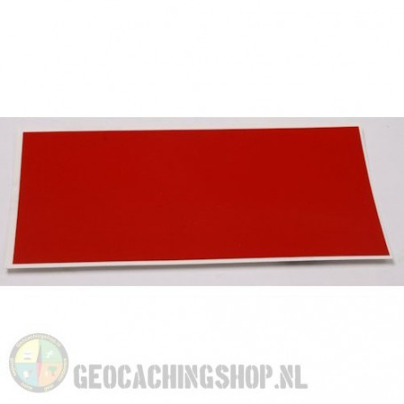 Reflector Foil 100 mm x 50 mm Red