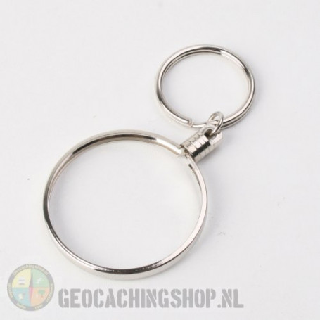Coin ring Zilver 50mm