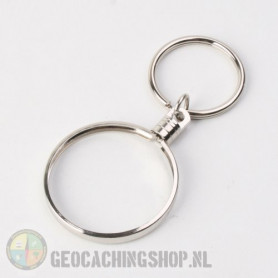 Coin ring Zilver 38mm