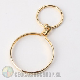 Coin ring Gold 45mm