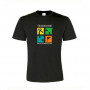 Groundspeak Logo T-shirt mit Name (farbig)