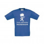 Junior Geocacher kinder t-shirt met naam - Blauw | Geocachingshop