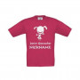 Junior Geocacher kinder t-shirt met naam (roze)