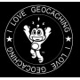 T-shirt "I love Geocaching" Signal