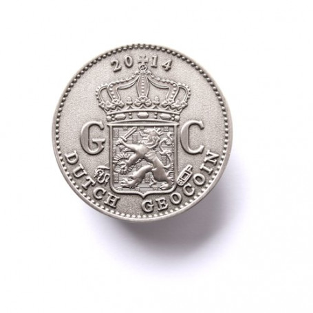 Dutch Geocoin 2014 - antique silver - RE