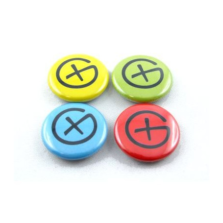 Button Set - Geocaching Logo (4 stück)