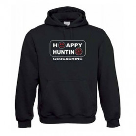 Hoody "Happy Hunting" rood