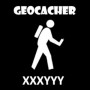 Geocacher - trackable sticker