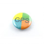 Button - GPS 4-kleurig | Geocachingshop.nl
