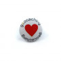 Button - Rood Hartje | Geocachingshop.nl